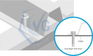 Self drilling for metal Truss to Plate Connection 1